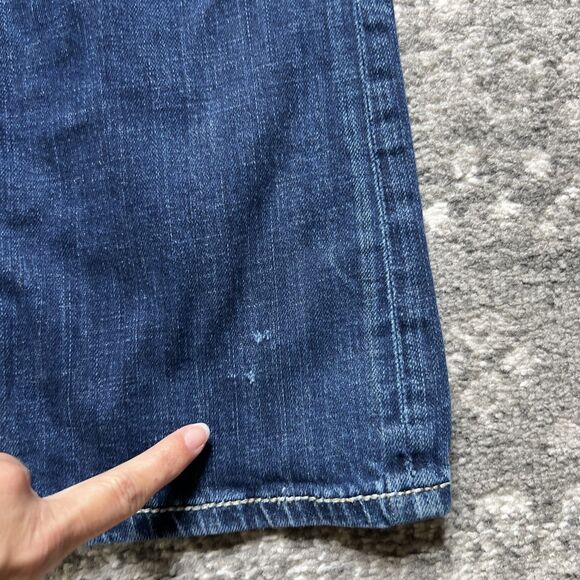 BKE Aiden Jeans Mens 28R (29x31.5) Dark Wash Straight Leg Modern Pocket Detail - Picture 5 of 13